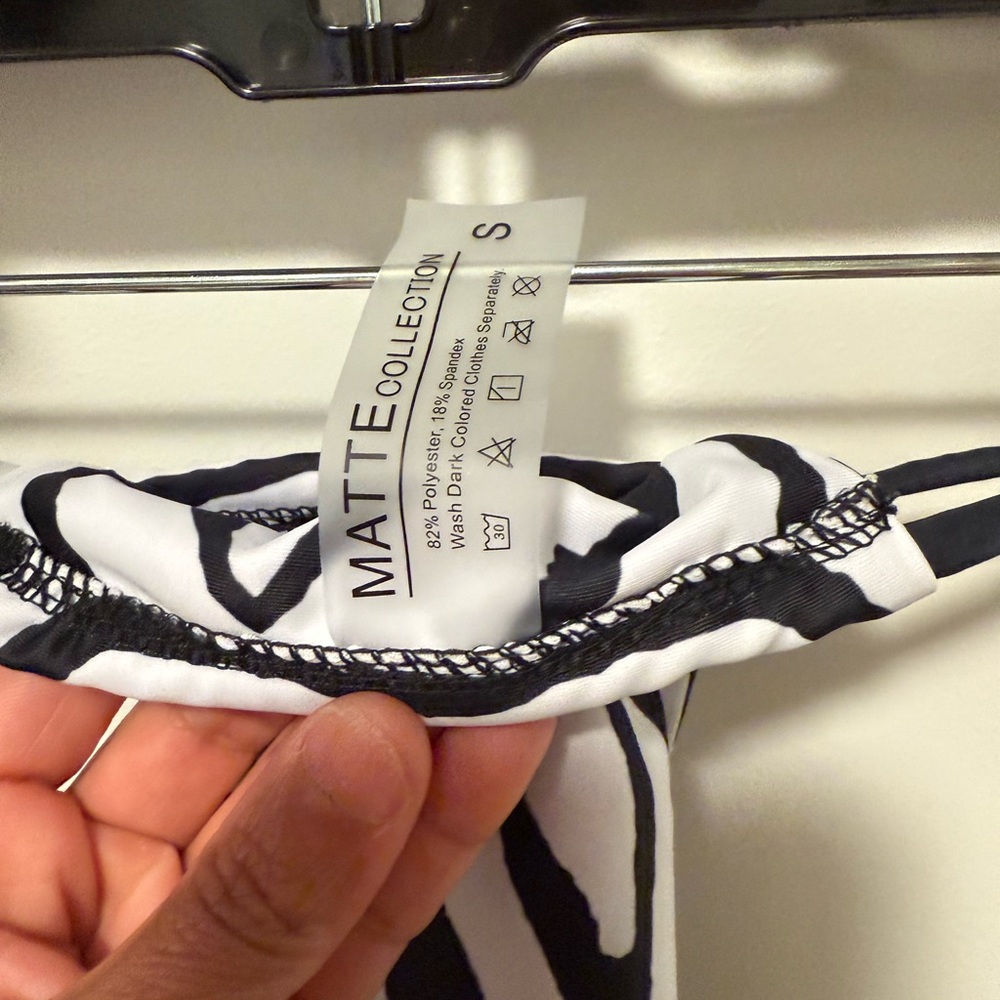 MATTE Collection Zebra Print Bikini Set - Picture 5 of 7